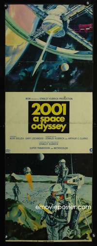b011 2001 A SPACE ODYSSEY insert movie poster '68 Stanley Kubrick