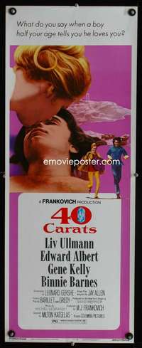 b015 40 CARATS insert movie poster '73 Liv Ullmann, Edward Albert