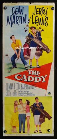 b131 CADDY insert movie poster '53 Dean Martin & Jerry Lewis golfing!