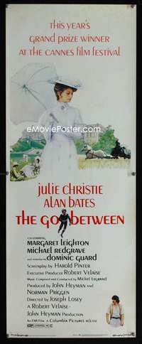 b296 GO BETWEEN insert movie poster '71 Julie Christie, Joseph Losey