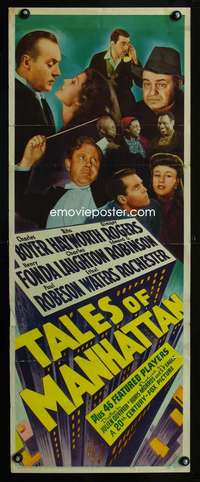 b676 TALES OF MANHATTAN insert movie poster '42 images of all-stars!