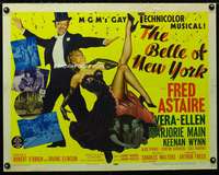 c056 BELLE OF NEW YORK style B half-sheet movie poster '52 Fred Astaire