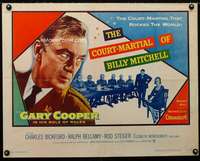 c097 COURT-MARTIAL OF BILLY MITCHELL half-sheet movie poster '56 Cooper