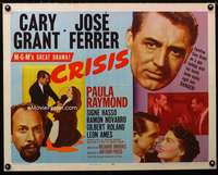 c099 CRISIS style A half-sheet movie poster '50 Cary Grant on gay holiday!