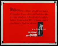 c119 DOG DAY AFTERNOON half-sheet movie poster '75 Al Pacino, Sidney Lumet