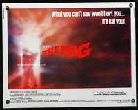 c149 FOG half-sheet movie poster '80 John Carpenter, it'll kill you!