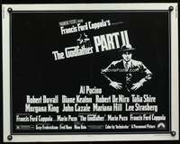 c169 GODFATHER II half-sheet movie poster '74 De Niro, Coppola, Al Pacino
