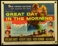 c174 GREAT DAY IN THE MORNING style B half-sheet movie poster '56 Stack