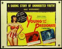 c217 I VITELLONI half-sheet movie poster '53 Fellini, Young & Passionate!