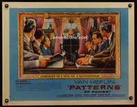 c320 PATTERNS style B half-sheet movie poster '56 Rod Serling, Van Heflin