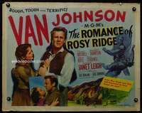 c353 ROMANCE OF ROSY RIDGE half-sheet movie poster '47 1st Janet Leigh!