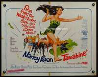 c403 TAMAHINE half-sheet movie poster '64 sexy wild wahine Nancy Kwan!