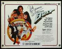 c413 THAT MAN BOLT signed half-sheet movie poster '73 Fred Williamson!