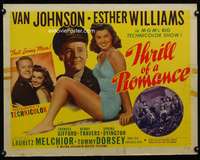 c422 THRILL OF A ROMANCE style B half-sheet movie poster '45 Esther Williams