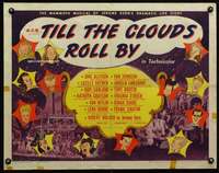 c425 TILL THE CLOUDS ROLL BY half-sheet movie poster '46 Hirschfeld art!