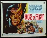 c442 TWO FACES OF DR. JEKYLL half-sheet movie poster '60 House of Fright!
