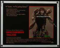 c444 UNCOMMON VALOR half-sheet movie poster '83 Gene Hackman, Vietnam!