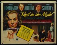 c455 VIGIL IN THE NIGHT style B half-sheet movie poster '40 Carole Lombard