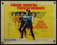 c458 VON RYAN'S EXPRESS half-sheet movie poster '65 Frank Sinatra, Howard