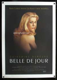 d103 BELLE DE JOUR linen one-sheet movie poster R95 sexy Catherine Deneuve!