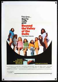 d105 BEYOND THE VALLEY OF THE DOLLS linen one-sheet movie poster '70 Meyer