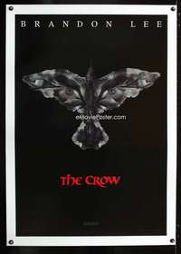 d160 CROW linen teaser one-sheet movie poster '94 Brandon Lee, Dark Horse!