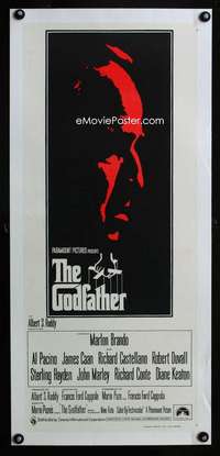 e117 GODFATHER linen Australian daybill movie poster '72 Coppola classic!