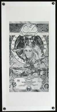 e113 20TH CENTURY OZ linen Australian daybill movie poster '76 Wizard of Oz!