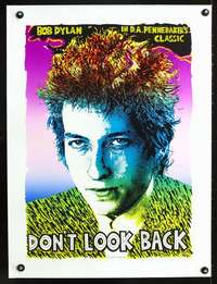 e081 DON'T LOOK BACK linen English 18x25 movie poster R70s Bob Dylan!