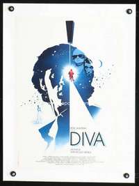 e209 DIVA linen French 15x21 movie poster '82 Jean Jacques Beineix