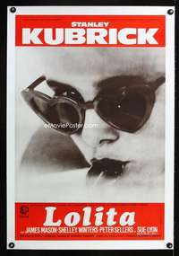 e203 LOLITA linen French 20x30 movie poster R81 Kubrick, sexy Lyon!