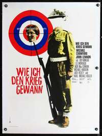 e478 HOW I WON THE WAR linen German movie poster '68 Lennon, Stuttgart