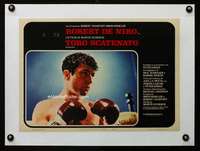 e245 RAGING BULL linen Italian 13x18 photobusta movie poster '80 boxing!