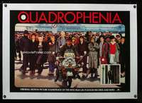 e049 QUADROPHENIA linen soundtrack movie poster '79 The Who!