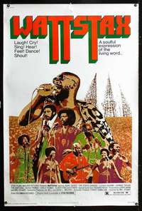 f116 WATTSTAX 40x60 movie poster '73 Isaac Hayes, soul music!