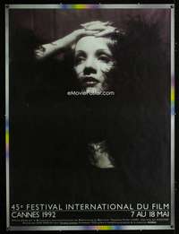 f036 45E FESTIVAL INTERNATIONAL DU FILM French one-panel movie poster '92