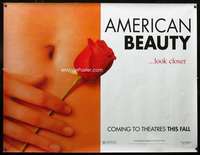 f046 AMERICAN BEAUTY subway movie poster '99 Award winner!