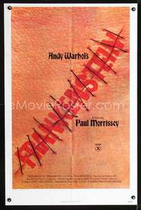 h026 ANDY WARHOL'S FRANKENSTEIN Bryanston one-sheet movie poster '74