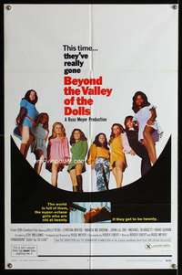 h049 BEYOND THE VALLEY OF THE DOLLS one-sheet movie poster '70 Russ Meyer