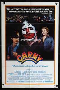 h113 CARNY style B one-sheet movie poster '80 Gary Busey, Jodie Foster
