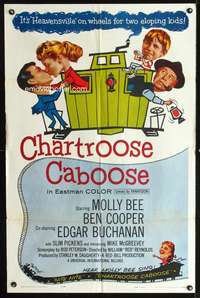 h122 CHARTROOSE CABOOSE one-sheet movie poster '60 Edgar Buchanan
