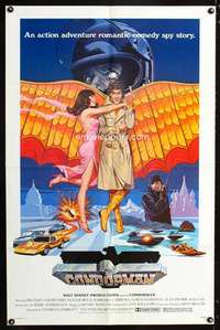 h134 CONDORMAN one-sheet movie poster '81 winged Michael Crawford, Disney
