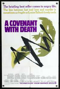 h140 COVENANT WITH DEATH one-sheet movie poster '67 George Maharis