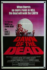 h158 DAWN OF THE DEAD one-sheet movie poster '79 George Romero original!