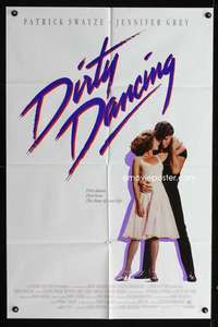 h174 DIRTY DANCING int'l one-sheet movie poster '87 Swayze, Jennifer Grey