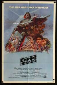 h192 EMPIRE STRIKES BACK style B 1sh movie poster '80 George Lucas