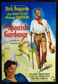h498 SPANISH GARDENER English one-sheet movie poster '56 Dirk Bogarde