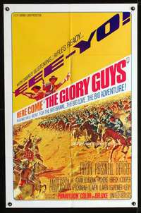 h241 GLORY GUYS one-sheet movie poster '65 Sam Peckinpah, Tom Tryon