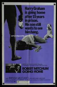 h244 GOING HOME one-sheet movie poster '71 Robert Mitchum, Brenda Vaccaro