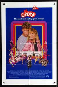 h251 GREASE 2 one-sheet movie poster '82 Michelle Pfeiffer, Adrian Zmed